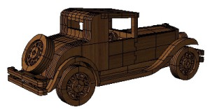 3D модель автомобиля 