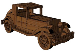 3D модель автомобиля 