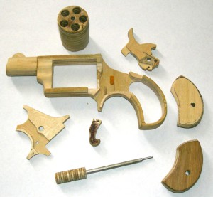 Детали модели револьвера